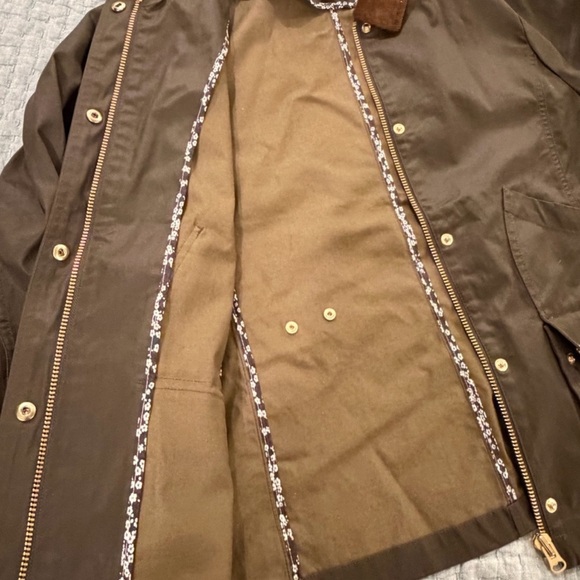 Jcrew Broken-in Barn Jacket with Corduroy collar - Picture 2 of 3